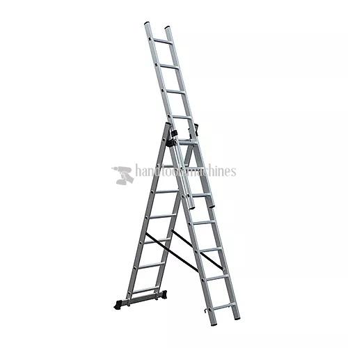 Durable 3x7 Aluminum Triple Extension Combination Ladder GS
