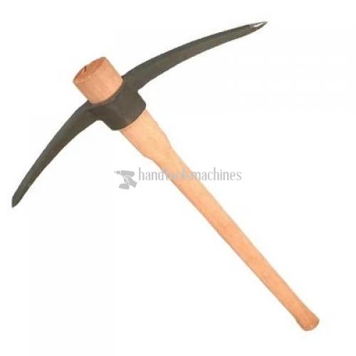Forged Steel Mattock with Shock Absorbing Hickory Handle