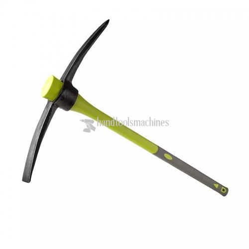 Heavy Duty Pickaxe 5lb Steel Head Fibreglass Handle shaft 90cm